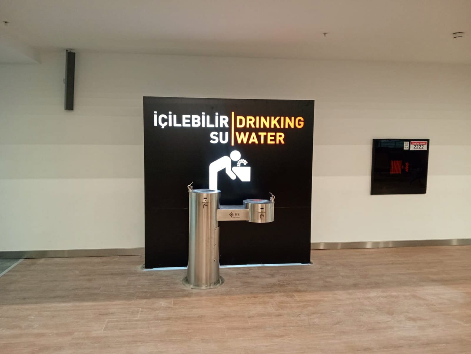 Çukurova Uluslararası Havalimanı’nda İçilebilir Su Noktalarını Kurduk